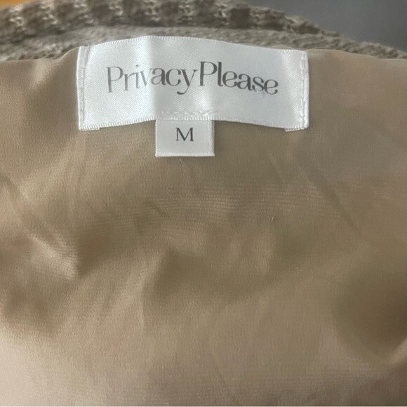 Privacy Please Square Neck Midi Bodycon Dress Size M - Picture 5 of 6